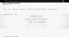 Desktop Screenshot of hotel-angleterre-saint-calais.com